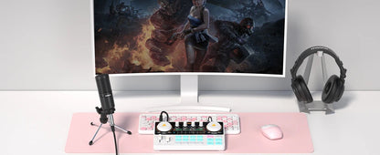 Maono AM200 - S1 Sound Card & Microphone Set – MaonoCaster Audio Interface with Condenser Mic for Live Streaming, Recording, PC & Phone - ZAMAR AUDIO SOLUTIONS