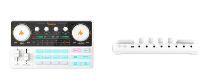 Maono AM200 - S1 Sound Card & Microphone Set – MaonoCaster Audio Interface with Condenser Mic for Live Streaming, Recording, PC & Phone - ZAMAR AUDIO SOLUTIONS