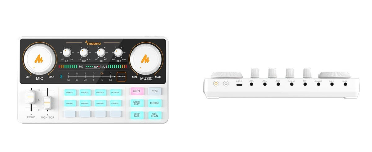 Maono AM200-S1 Sound Card & Microphone Set – MaonoCaster Audio Interface with Condenser Mic for Live Streaming, Recording, PC & Phone - ZAMAR AUDIO SOLUTIONS