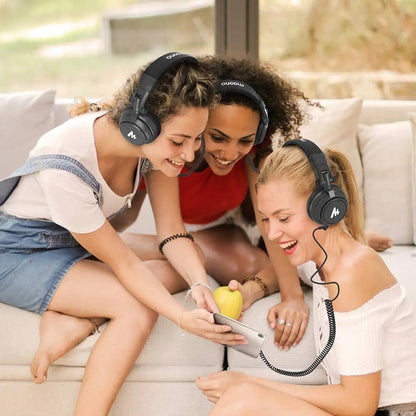 Maono MH601 Professional Studio Monitor Headphones – 50mm Driver, Detachable Plug & Cable for DJ, Studio, Sound Card - ZAMAR AUDIO SOLUTIONS