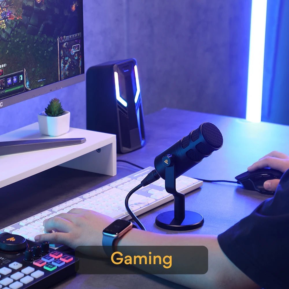 Maono PD100 Dynamic XLR PC Microphone – All Metal Gaming, Broadcast, Recording, Streaming Mic for Audio Interface, Sound Card, Mixer - ZAMAR AUDIO SOLUTIONS