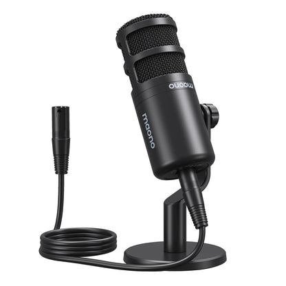 Maono PD100 Dynamic XLR PC Microphone – All Metal Gaming, Broadcast, Recording, Streaming Mic for Audio Interface, Sound Card, Mixer - ZAMAR AUDIO SOLUTIONS