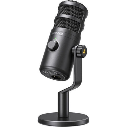 MAONO PD100 XLR podcast microphone Kenya side profile showing metal body and XLR connector