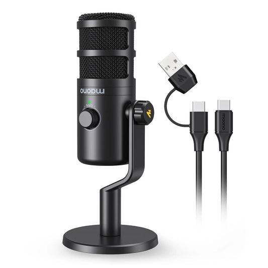 MAONO PD100U Dynamic USB Microphone – Type-C Connector for Phone, Computer, Metal Mic for Recording, Streaming, and Gaming - ZAMAR AUDIO SOLUTIONS