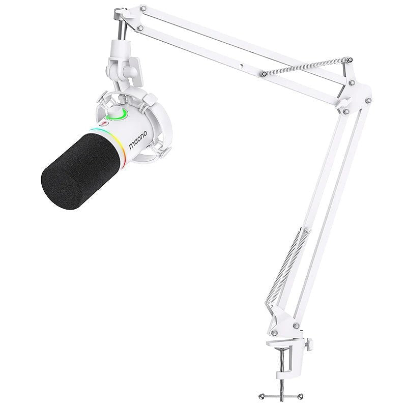 Maono PD200X Dynamic USB/XLR Microphone – Metal Mic for Gaming, Recording, Streaming, YouTube, with Tap-to-Mute, Gain Knob, and RGB Lights - ZAMAR AUDIO SOLUTIONS