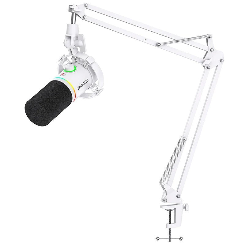 Maono PD200X Dynamic USB/XLR Microphone – Metal Mic for Gaming, Recording, Streaming, YouTube, with Tap - to - Mute, Gain Knob, and RGB Lights - ZAMAR AUDIO SOLUTIONS