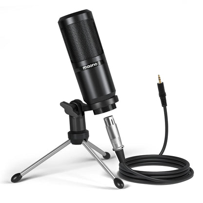 Maono PM360TR Condenser Microphone – 3.5mm Podcast Mic for PC, Laptop, Phone, Gaming, and Recording - ZAMAR AUDIO SOLUTIONS