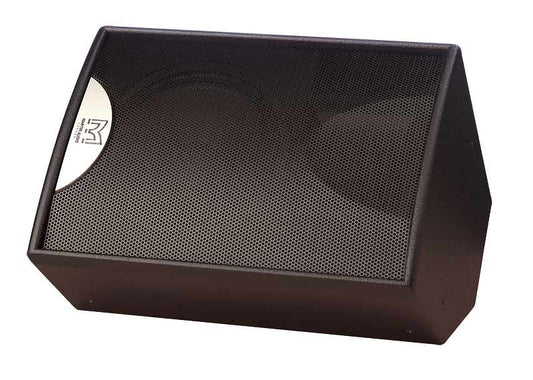 Martin Audio wedge floor monitor front-angle view with honeycomb grille — Martin Audio Blackline F15+ Kenya