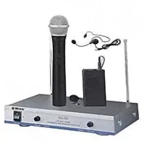 Max DH-767 wireless microphone system with dual-channel UHF receiver and 3-in-1 mic kit, Kenya