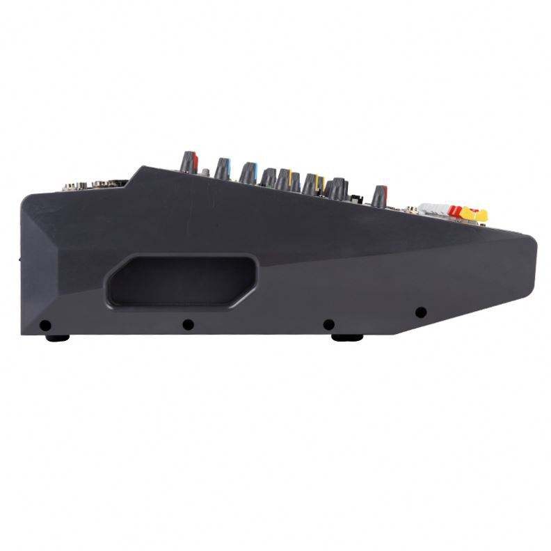 Max PMX 808DU powered mixer channel controls and EQ panel, professional live audio mixer Kenya