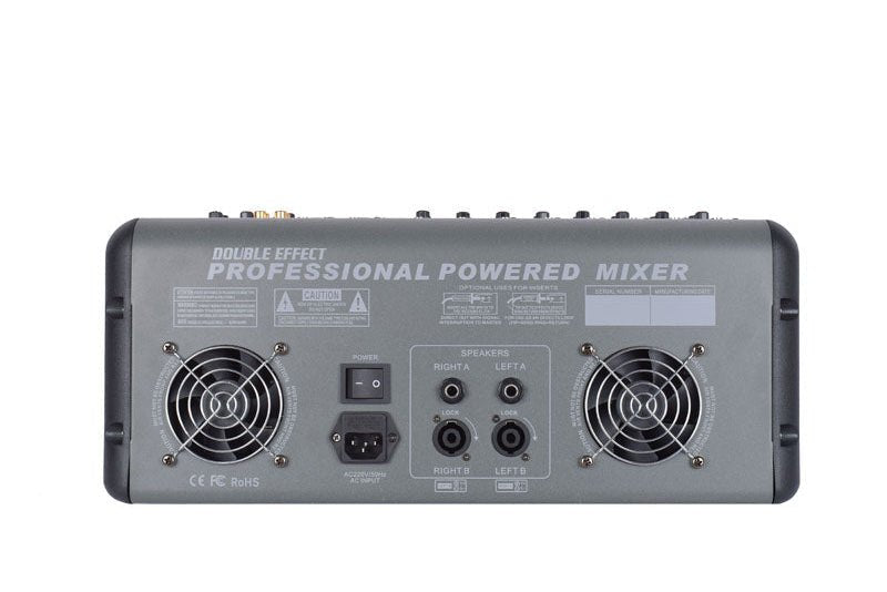 Megatron PMMR-806D 8-Channel Powered Mixer - ZAMAR AUDIO SOLUTIONS