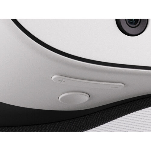Meta Quest 3S 256GB Kenya headset close-up showing side volume and power controls