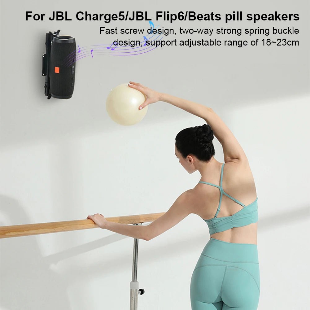 Metal Wall Speaker Bracket for JBL Charge 5 & 6/Flip 6 BT Speaker – Smart Speaker Holder Base, Wall Mount Stand - ZAMAR AUDIO SOLUTIONS