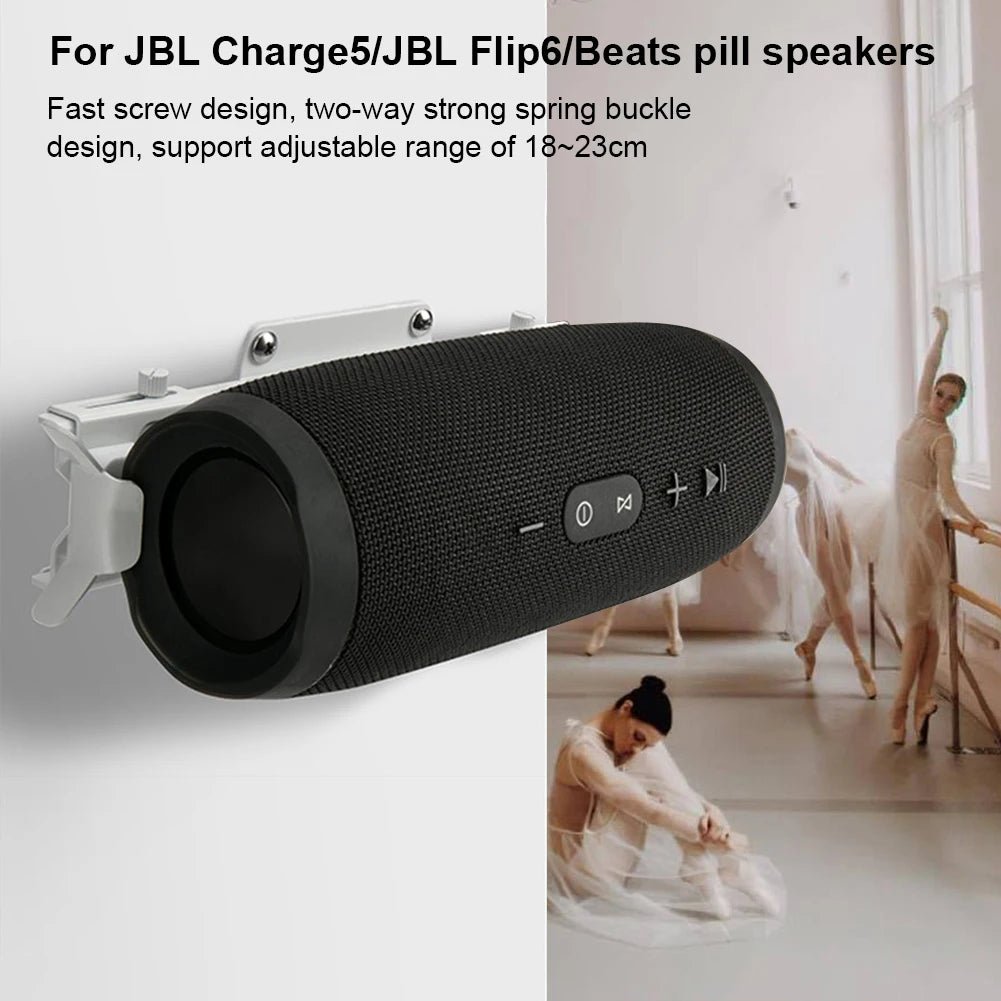 Metal Wall Speaker Bracket for JBL Charge 5 & 6/Flip 6 BT Speaker – Smart Speaker Holder Base, Wall Mount Stand - ZAMAR AUDIO SOLUTIONS