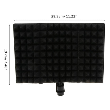 Microphone Isolation Shield – Studio Recording Shield, Broadcast Noise Reduction Equipment, Acoustic Soundproofing Wedges (3 Panels) - ZAMAR AUDIO SOLUTIONS