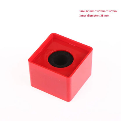 Microphone Logo Flag Station Cube – Square Shaped Interview Mic Station, ABS Prop Stand for News Reporting, KTV, and Interviews - ZAMAR AUDIO SOLUTIONS