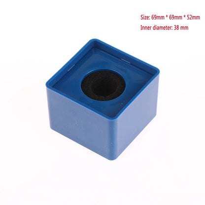 Microphone Logo Flag Station Cube – Square Shaped Interview Mic Station, ABS Prop Stand for News Reporting, KTV, and Interviews - ZAMAR AUDIO SOLUTIONS