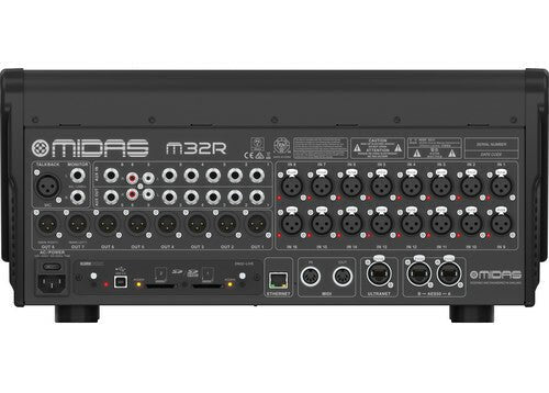 Midas M32R — 40‑Input Digital Mixer with Midas PRO Preamps - ZAMAR AUDIO SOLUTIONS