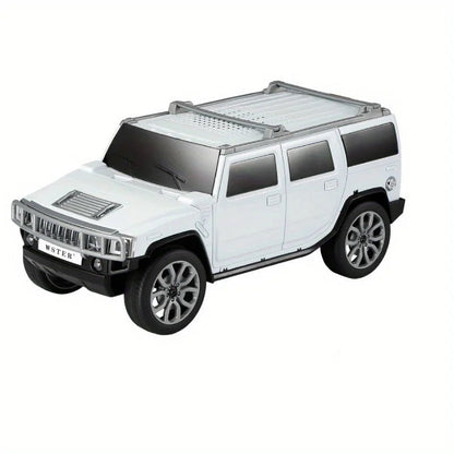 WS-690 model car Bluetooth speaker Kenya in white, front three-quarter view on white background