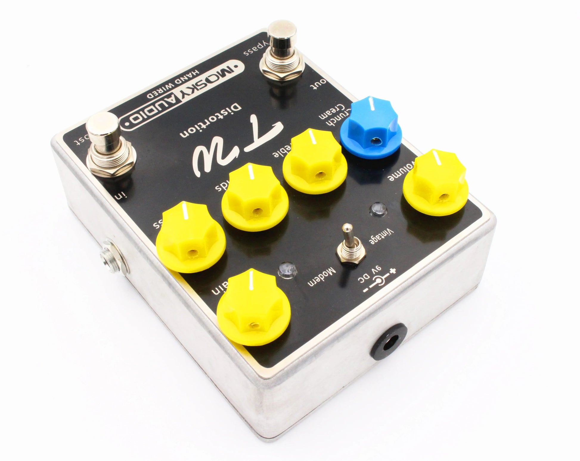 MOSKY Audio TW Distortion Guitar Bass Effect Pedal – High Gain, Three - Band EQ, Hand - Built, Full Metal Shell - ZAMAR AUDIO SOLUTIONS