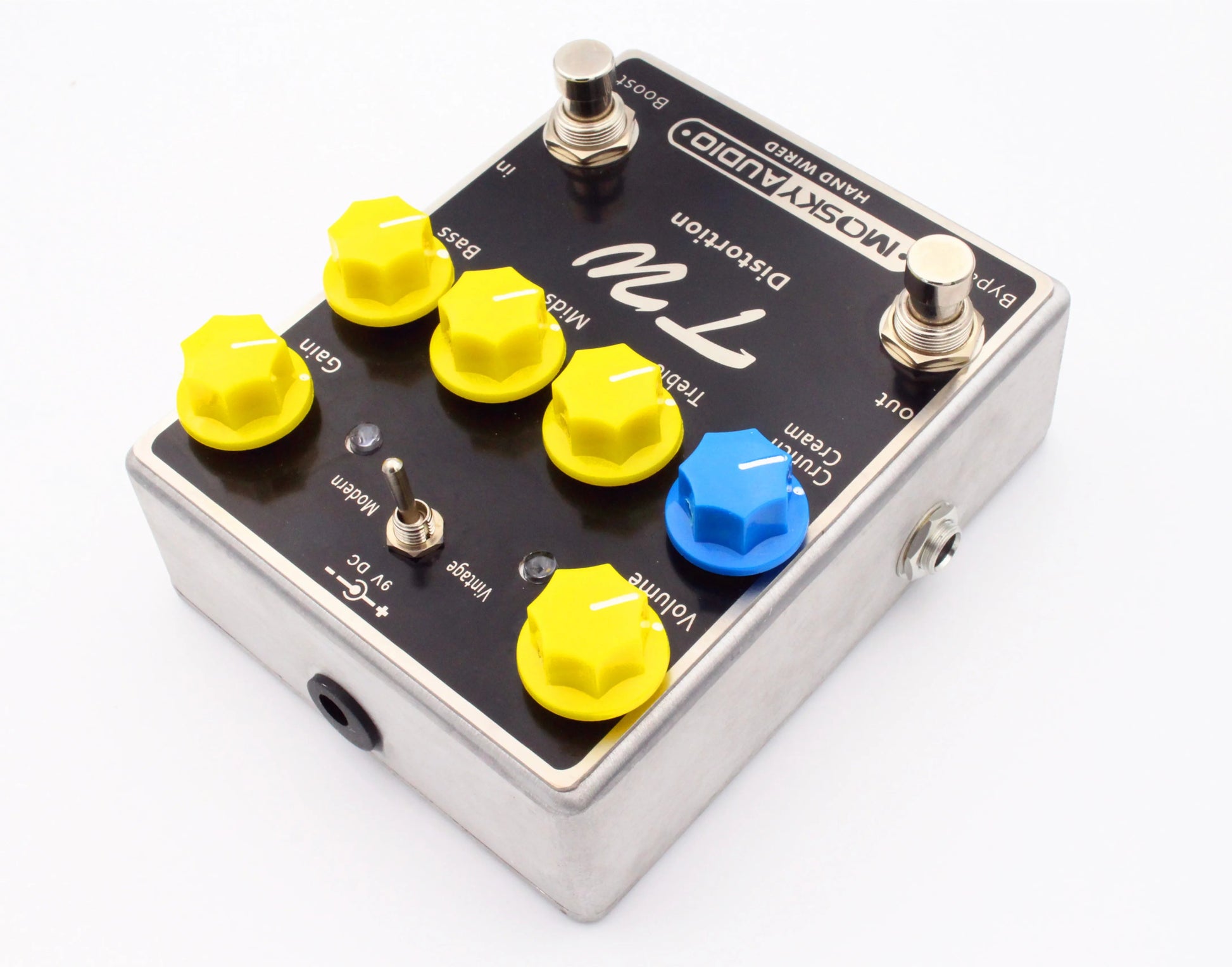MOSKY Audio TW Distortion Guitar Bass Effect Pedal – High Gain, Three - Band EQ, Hand - Built, Full Metal Shell - ZAMAR AUDIO SOLUTIONS