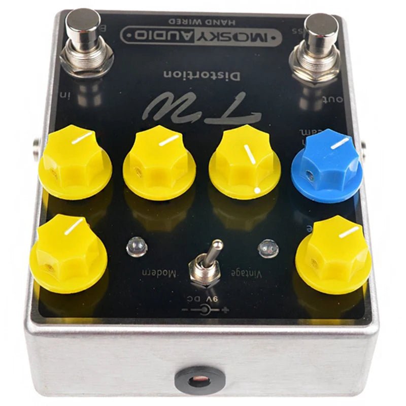 MOSKY Audio TW Distortion Guitar Bass Effect Pedal – High Gain, Three - Band EQ, Hand - Built, Full Metal Shell - ZAMAR AUDIO SOLUTIONS