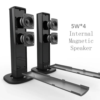 MouZYuan Wireless Bluetooth Speaker Soundbar – Foldable Home Theater Stereo Surround Subwoofer with FM Radio, USB/TF Card Support, and Bluetooth 5.0 - ZAMAR AUDIO SOLUTIONS