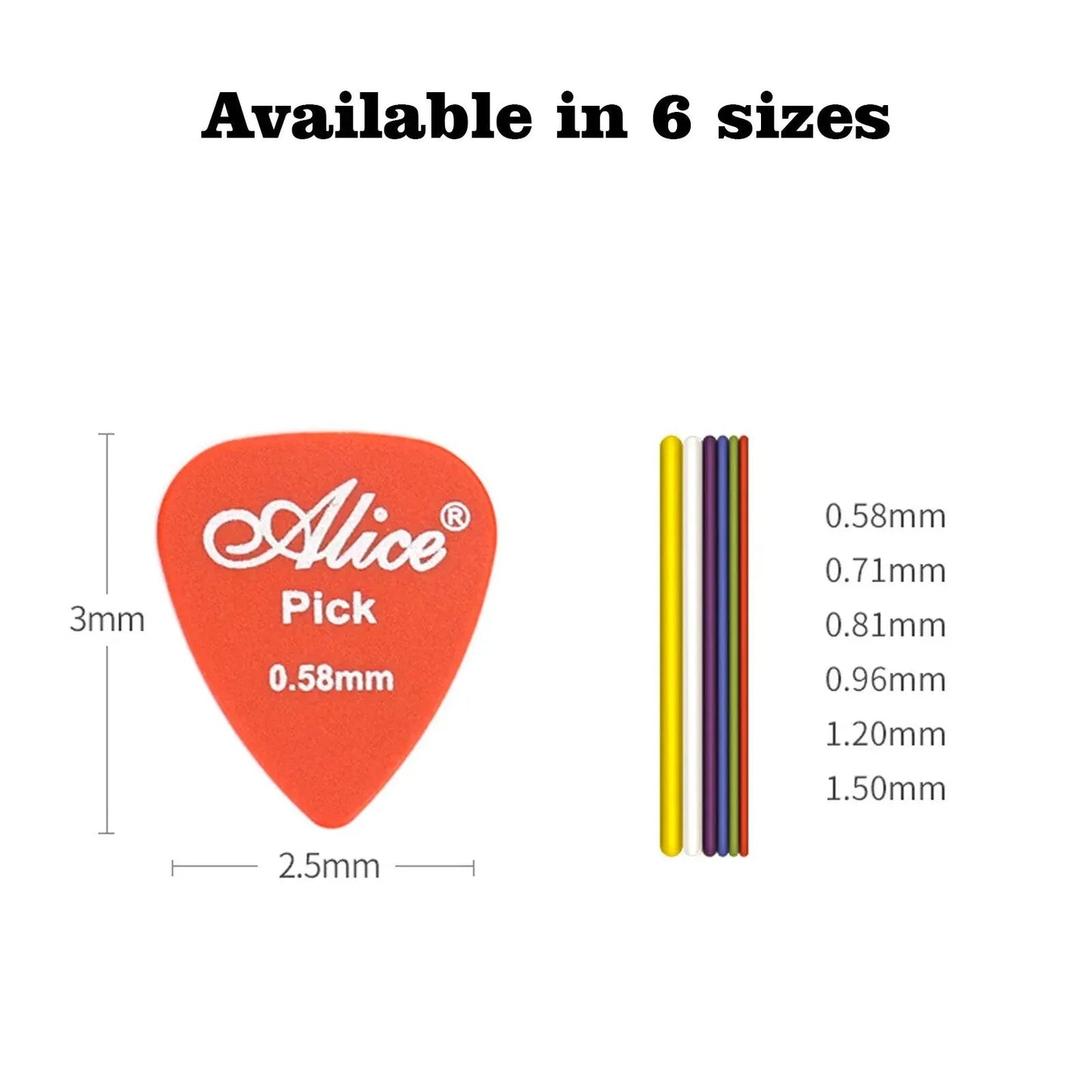 Multicolor Guitar Picks — 24 / 50 / 100 Piece Mixed ABS Pick Set, Nairobi Delivery - ZAMAR AUDIO SOLUTIONS