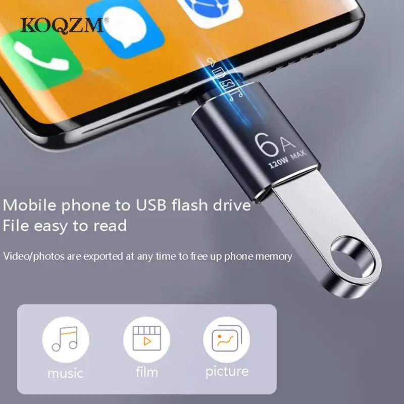 Multicolor USB 3.0 To Type C Adapter – OTG USB - C to USB - A, Micro USB Type - C Female Connector for Adapters - ZAMAR AUDIO SOLUTIONS