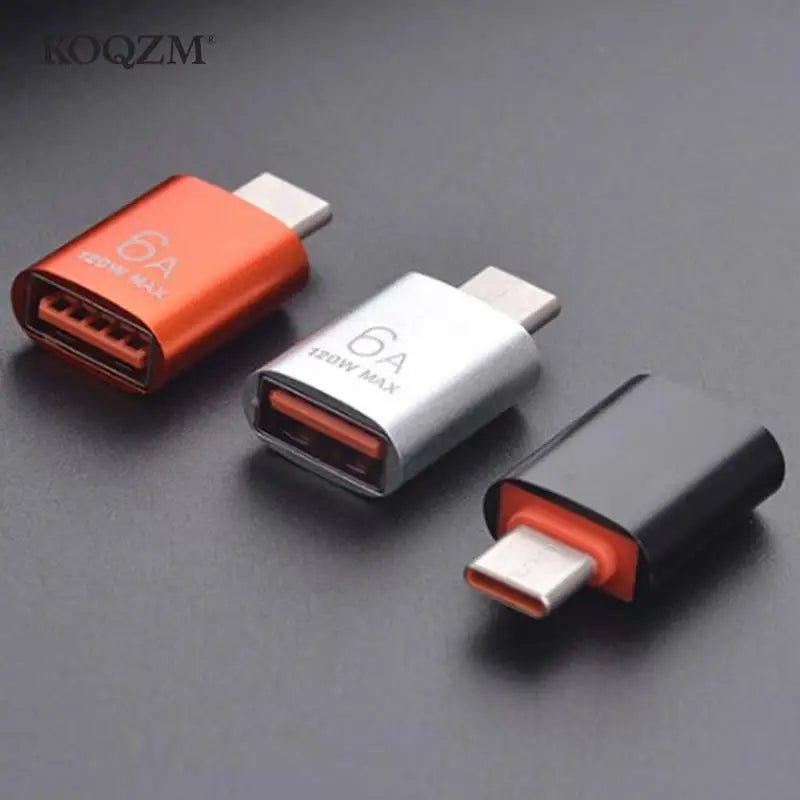 Multicolor USB 3.0 To Type C Adapter – OTG USB - C to USB - A, Micro USB Type - C Female Connector for Adapters - ZAMAR AUDIO SOLUTIONS