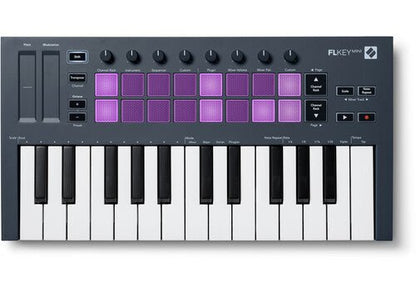 Novation FLkey Mini 25 MIDI Keyboard Controller for FL Studio - ZAMAR AUDIO SOLUTIONS