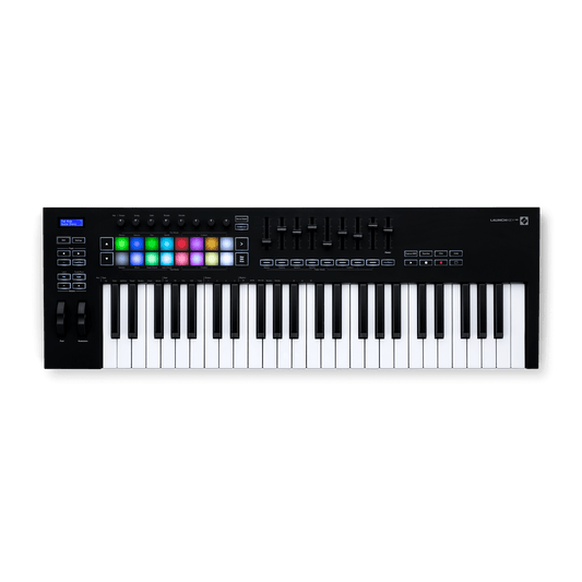 Novation Launchkey 49 MK3 MIDI controller keyboard front view, available in Kenya at Zamar Audio Solutions