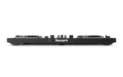 Numark Mixtrack Platinum FX 4 Kenya front panel view showing headphone jack and Numark branding on lower edge