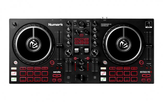 Numark Mixtrack Pro FX 2‑Deck Serato DJ Controller — FX Paddles, 24‑Bit Audio Interface - ZAMAR AUDIO SOLUTIONS
