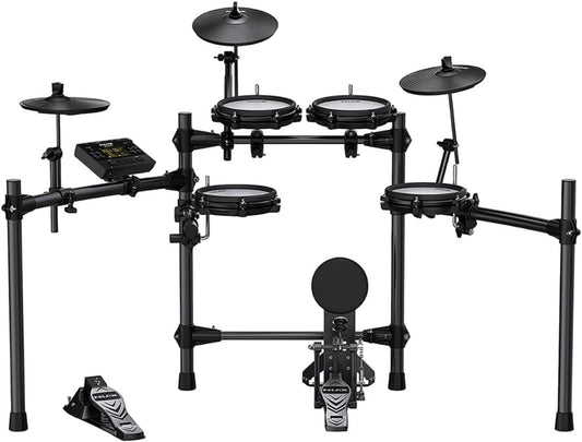 NUX DM‑210 — 8‑Piece Electronic Drum Kit with Mesh Heads & Bluetooth, Nairobi Delivery - ZAMAR AUDIO SOLUTIONS