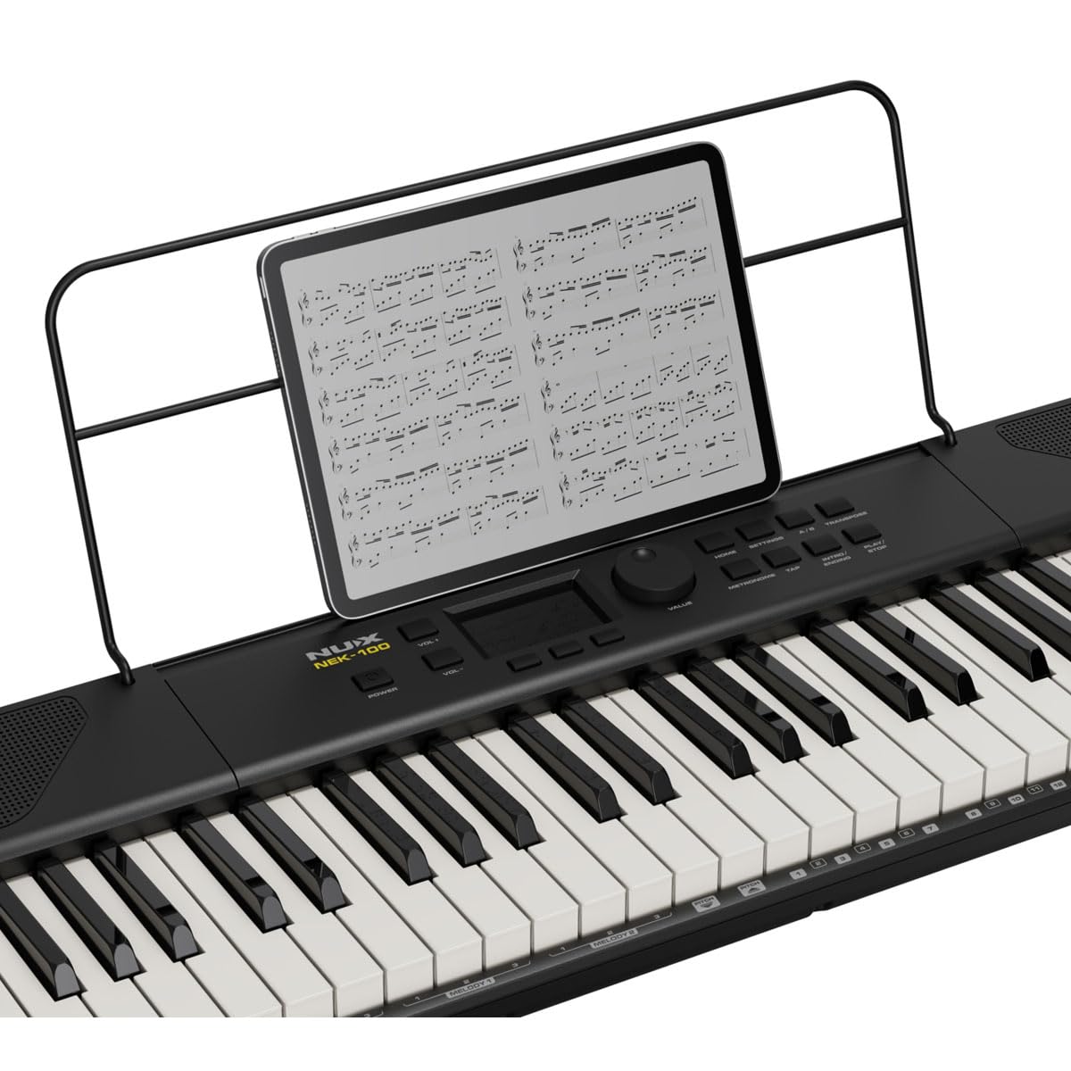 NUX NEK‑100 — 61‑Key Portable Digital Keyboard with Rechargeable Battery & Bluetooth, Nairobi Delivery - ZAMAR AUDIO SOLUTIONS