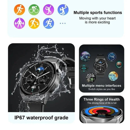 Ola Esporte Watch GT Series Smart Watch – HD Screen, Bluetooth Call, GPS Tracker, Heart Rate Monitor, and Waterproof Smartwatch for Men and Women - ZAMAR AUDIO SOLUTIONS