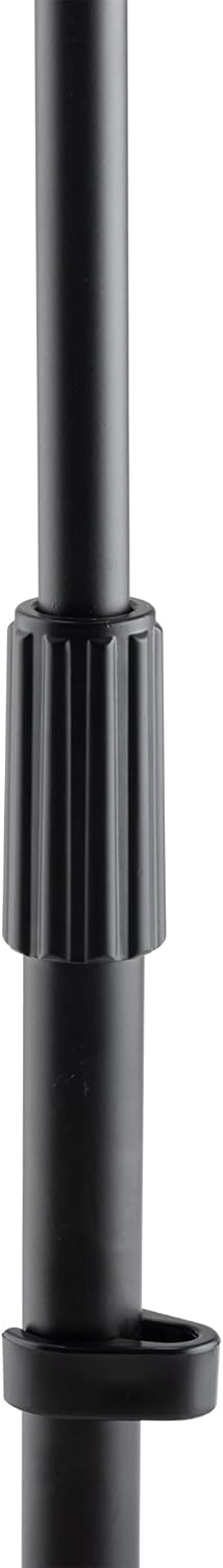 On Stage tripod mic stand Kenya — full stand view with boom arm angled upward and main shaft at full extension
