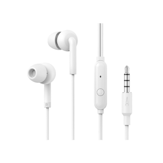 Oraimo Halo 2S wired earphones OEP-E21P black with in-line mic and 1.2m cable, available in Kenya