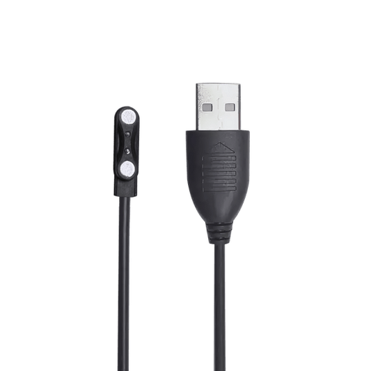 Oraimo CW-01 magnetic smartwatch charger — USB-A 2-pin cable 67cm, white background