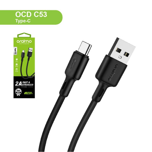 Oraimo OCD-C53 Type-C cable Kenya — 2A fast charging USB cable with pure copper core, 1m length