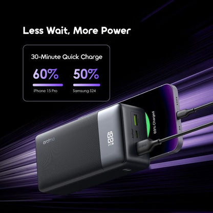 Oraimo OPB-7270Q power bank Kenya — PowerNova QF1 27,000mAh 22.5W fast charging front view