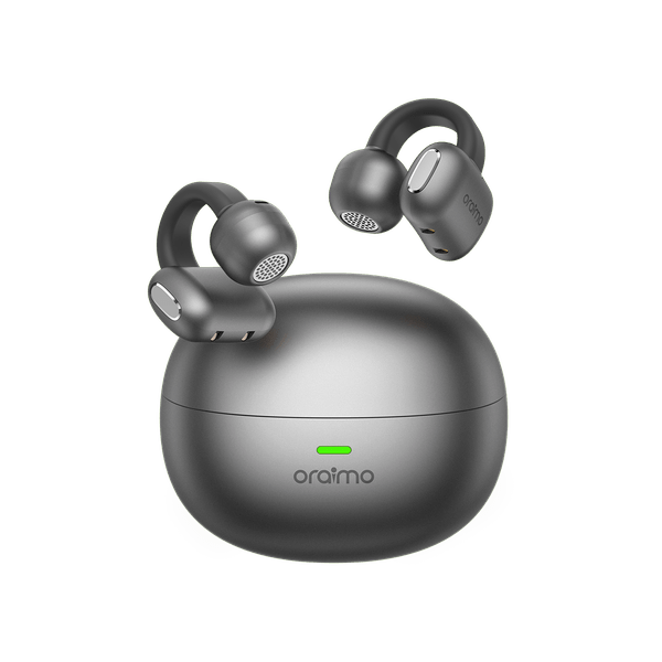 Oraimo OpenSnap Clip OPN-373 clip-on open-ear wireless earbuds front view
