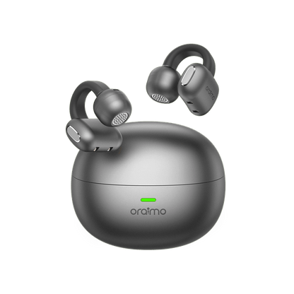 Oraimo OpenSnap Clip OPN-373 clip-on open-ear wireless earbuds front view
