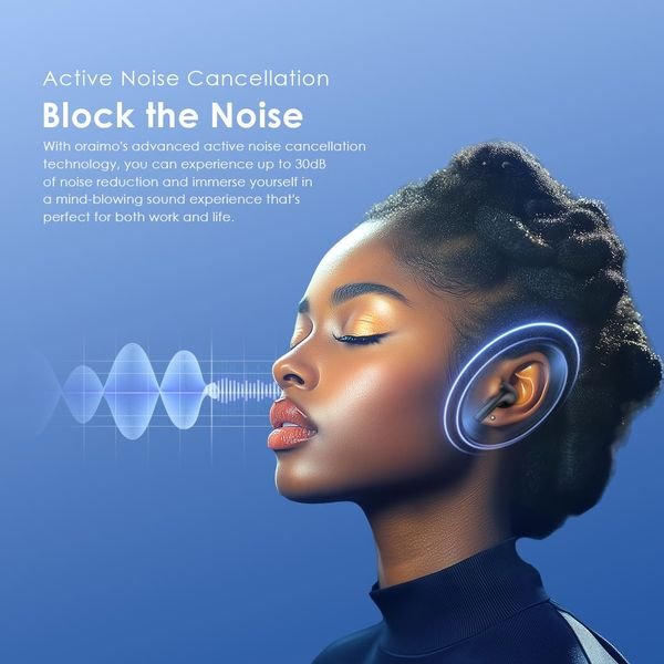 Oraimo SpaceBuds Z OTW-625 true wireless earbuds in charging case, available in Kenya at Zamar Audio Solutions