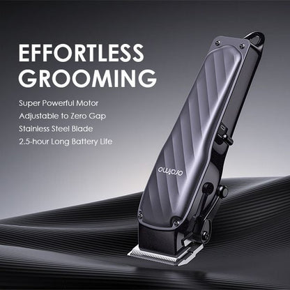 Oraimo OPC-CL30C cordless hair clipper Kenya side profile showing PC+ABS body and power button