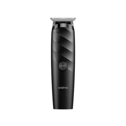 Oraimo OTR-210 cordless trimmer front view with 4 guide combs, Kenya