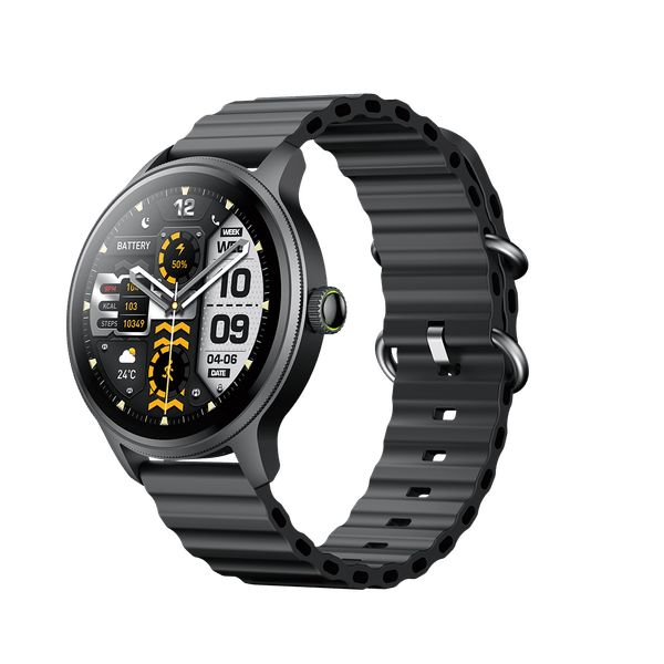Oraimo Watch 5R Pro 1.43" AMOLED IP68 smartwatch front view — Kenya