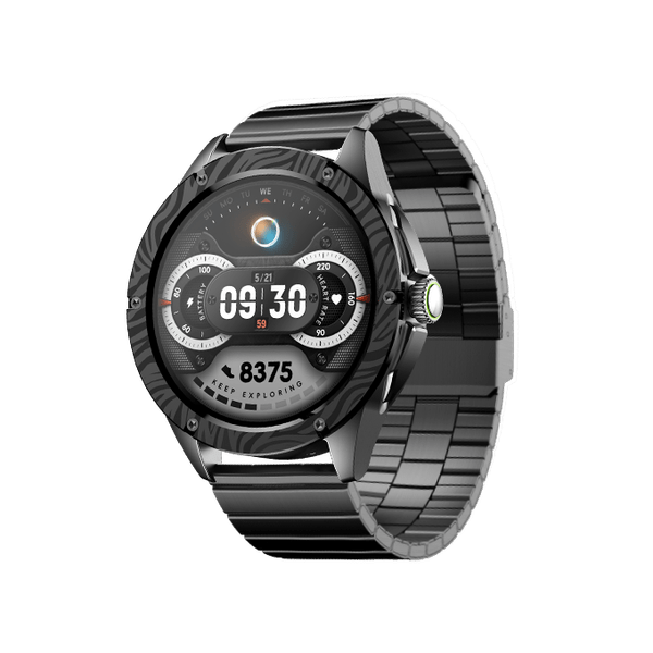 Oraimo Watch Pro NT 1.43" AMOLED AI smartwatch in black, front view — available in Kenya