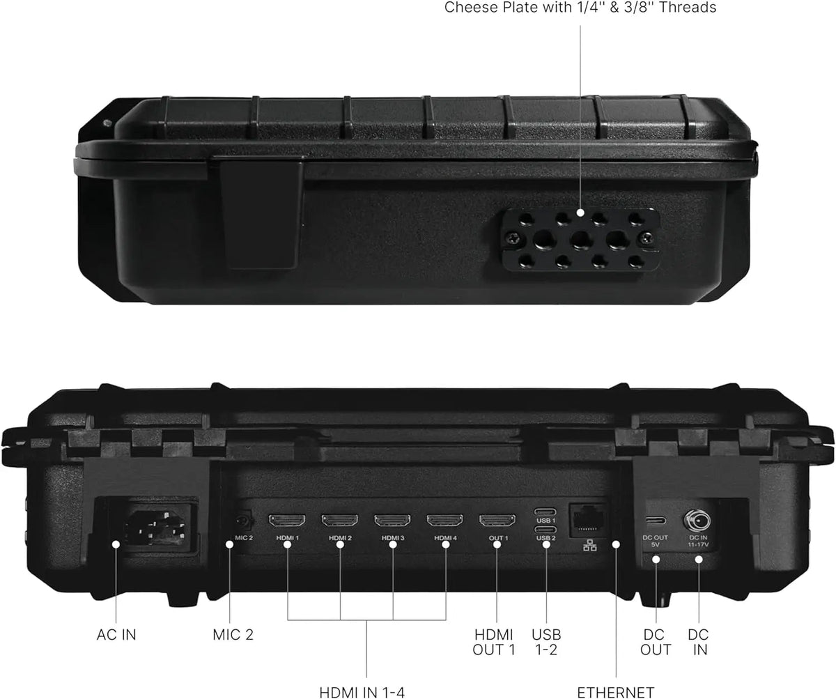 Osee Go Stream Deck Video Mixer Switcher – All-in-One Pro Live Streaming Multi Camera Recorder Player Kit, 4 HDMI In, USB-C I/O - ZAMAR AUDIO SOLUTIONS